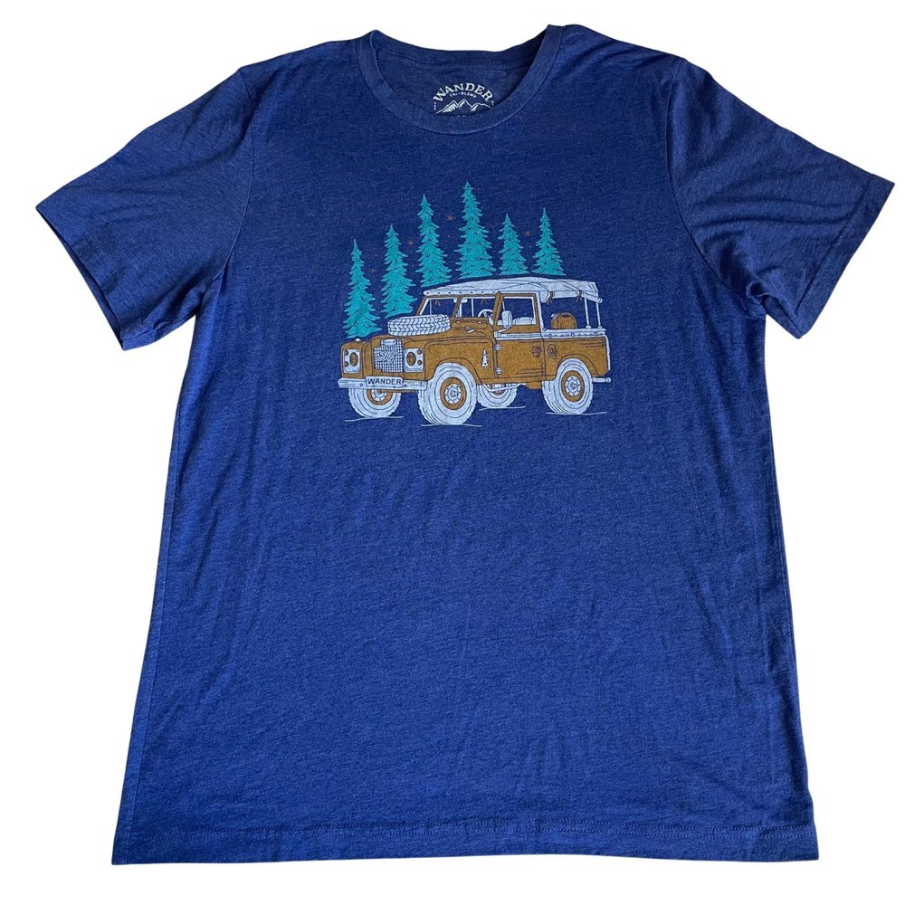 Wander North Georgia Tri-Blend Men's Land Cruiser T-Shirt SZ L